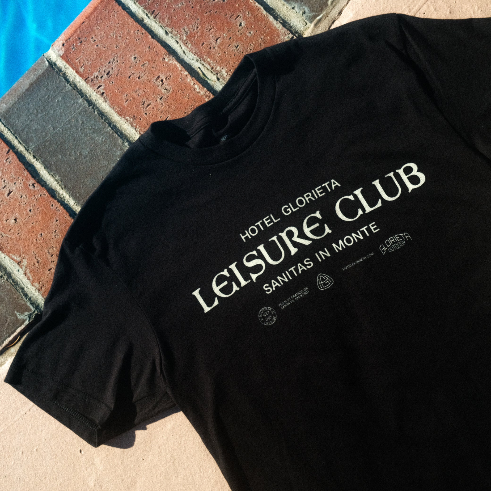 Black Leisure Club Tee