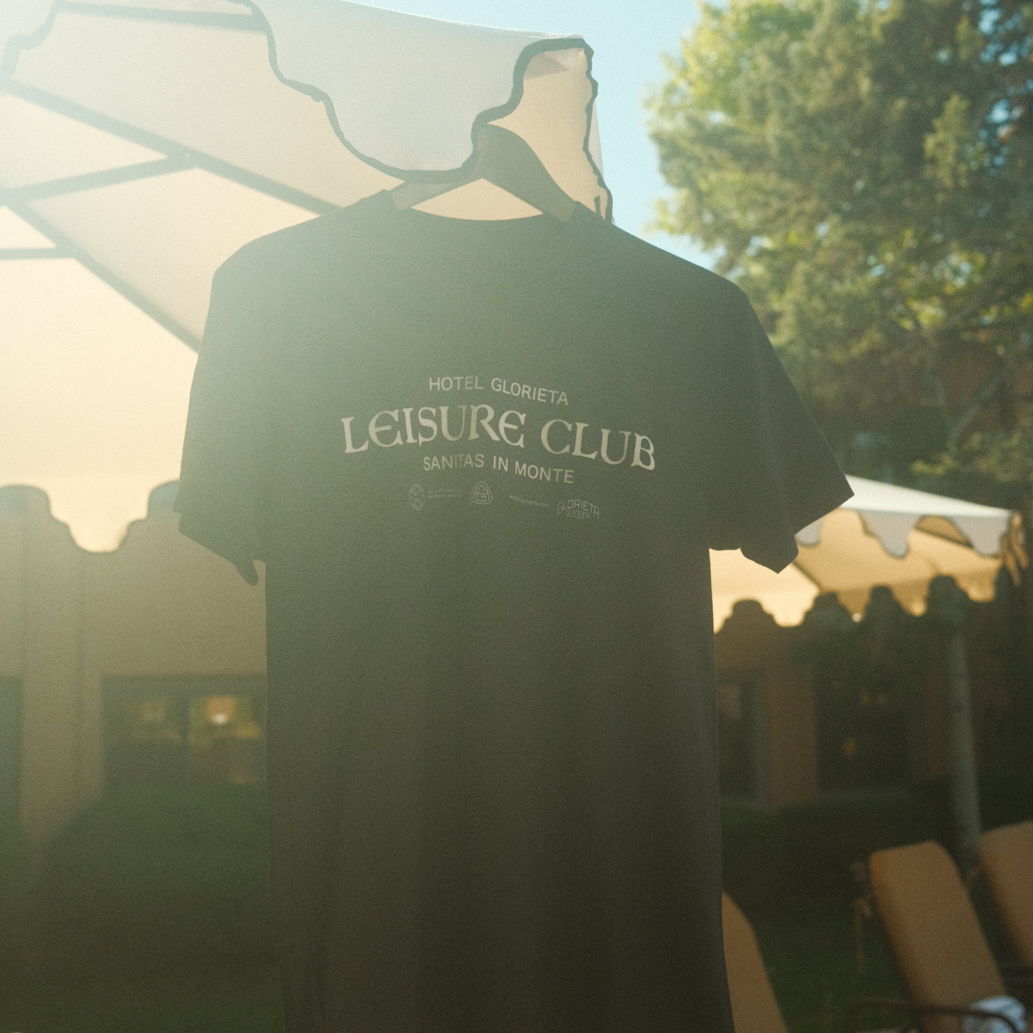Black Leisure Club Tee