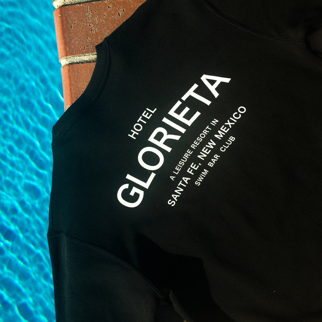 Black Leisure Club Crewneck