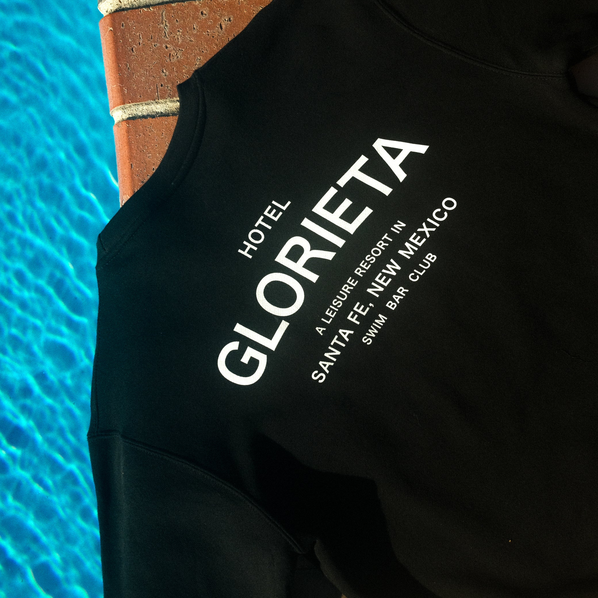 Black Leisure Club Crewneck