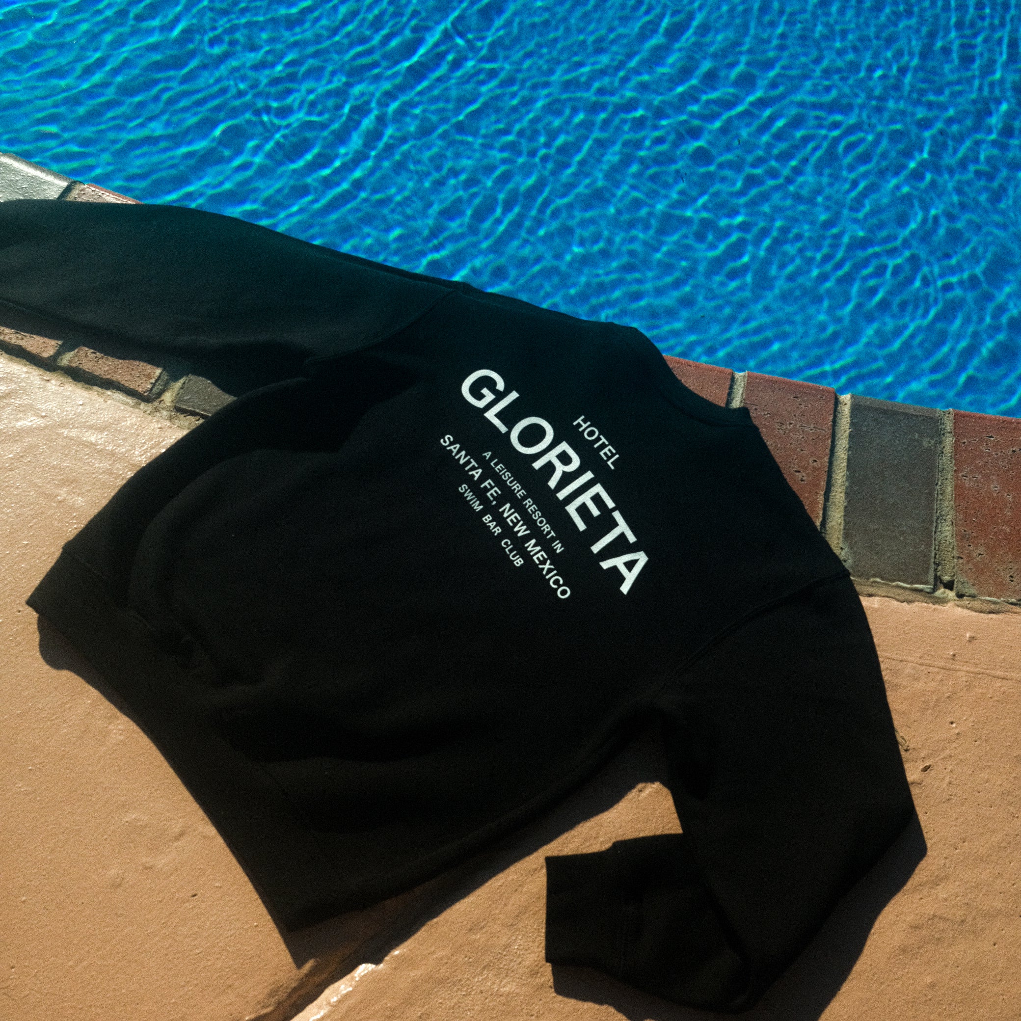 Black Leisure Club Crewneck
