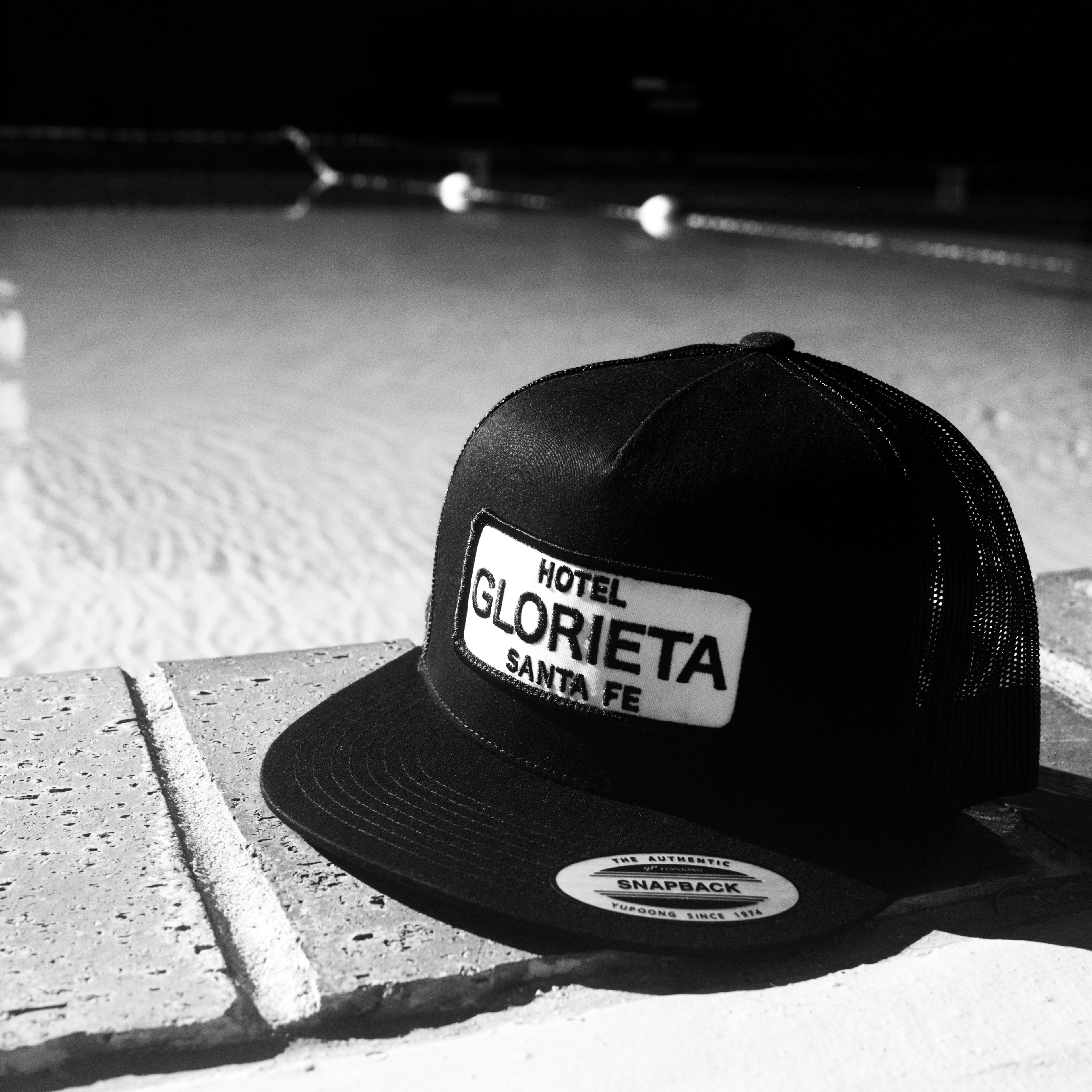 Classic B&W Glorieta Patch Hat